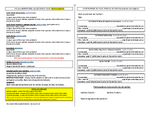 Informations 3 -5 ans