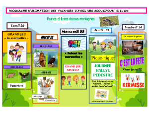 programme 6-11 ans